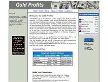 Tablet Screenshot of gold-profits.org